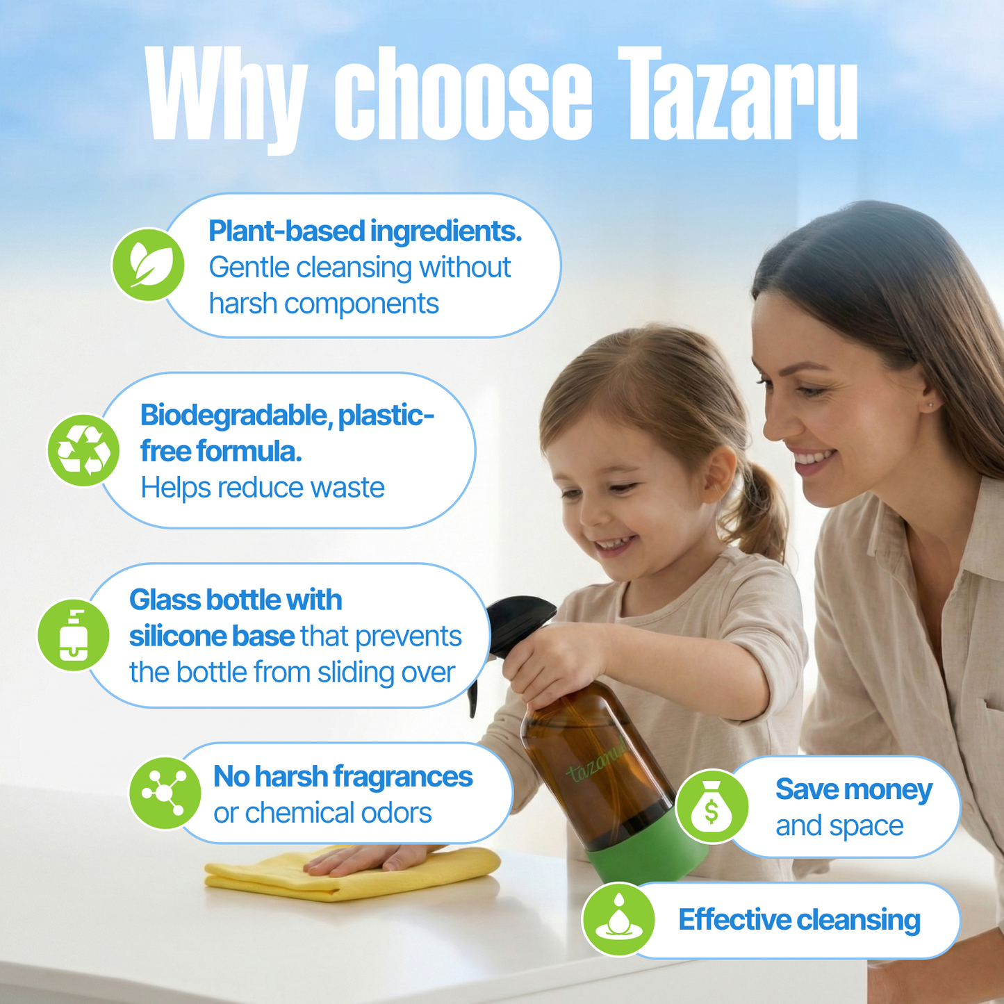 MULTI - PURPOSE CLEANER REFILL TABLETS-VANILLA