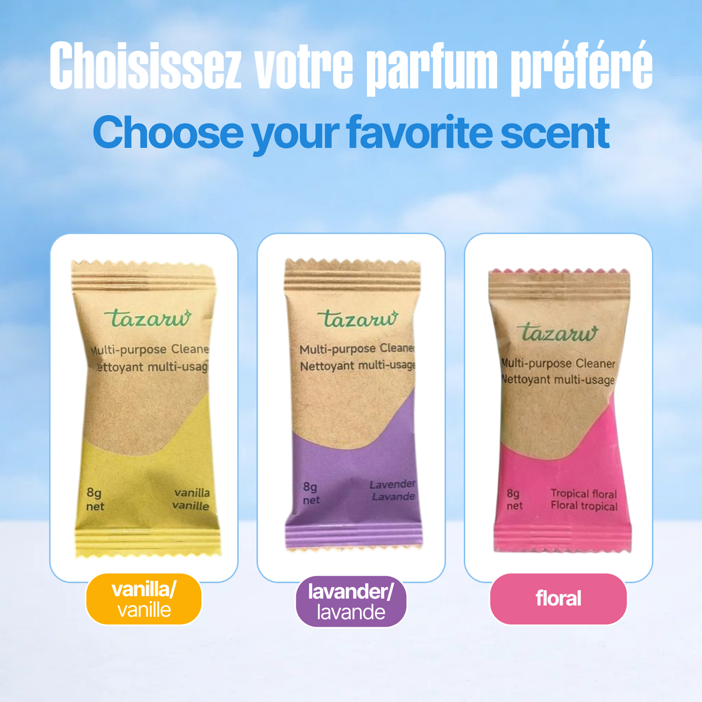 Multi - purpose cleaner refill tablet - floral