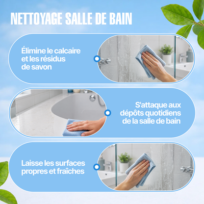Pastilles nettoyantes pour salle de bain