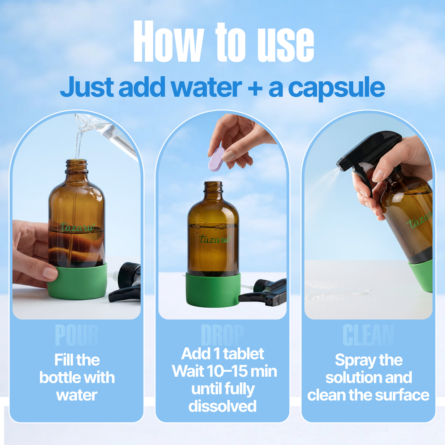 MULTI - PURPOSE CLEANER REFILL TABLETS-VANILLA