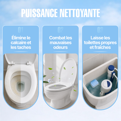 Pastilles nettoyantes pour cuvette de toilette