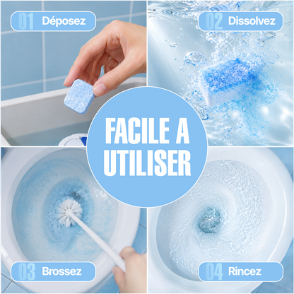 Pastilles nettoyantes pour cuvette de toilette
