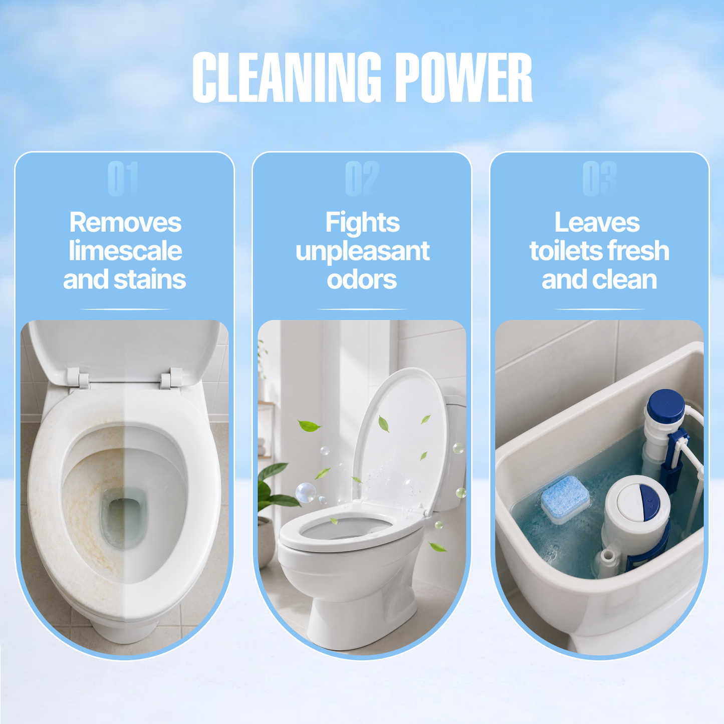 Toilet Bowl Cleaning Tablets