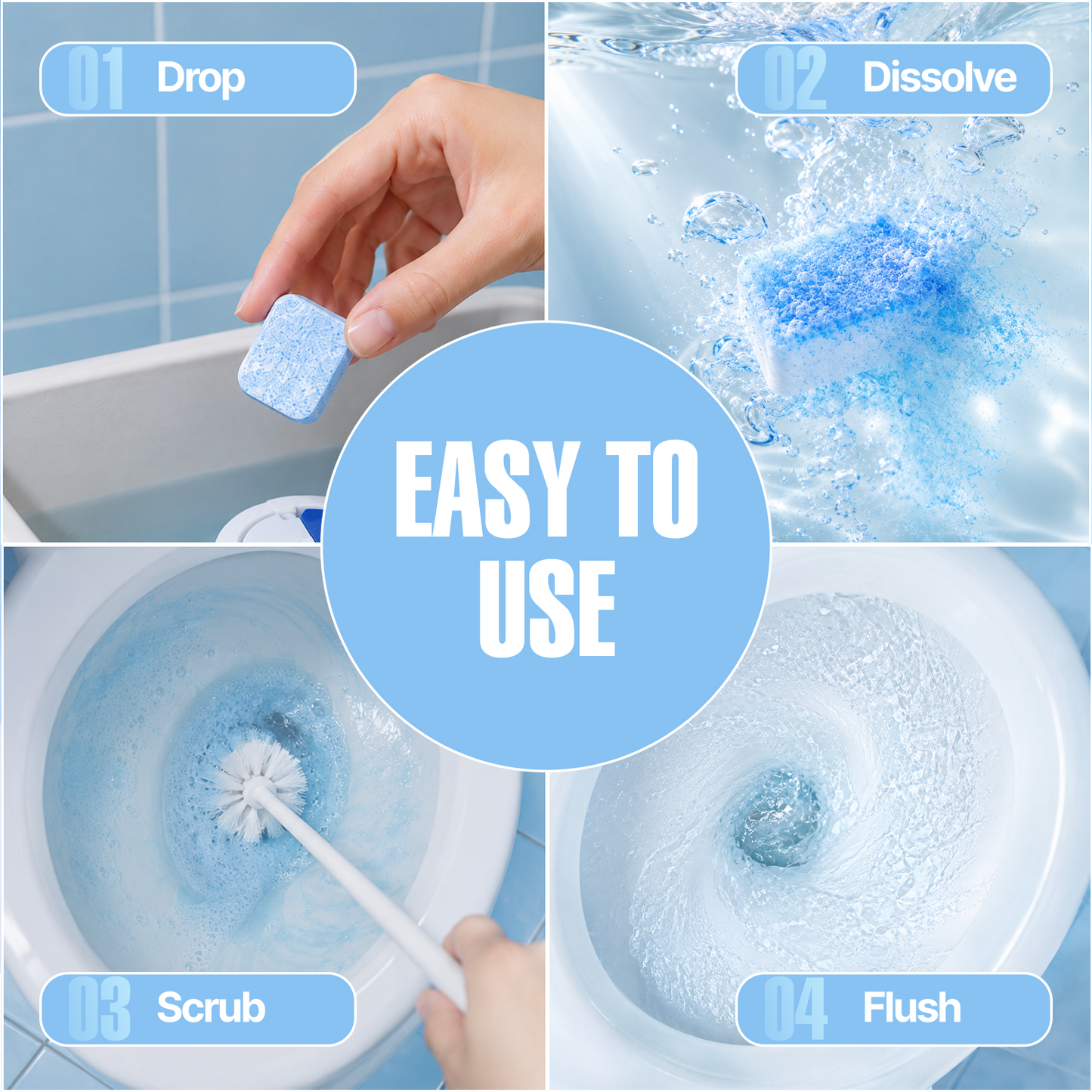 Toilet Bowl Cleaning Tablets