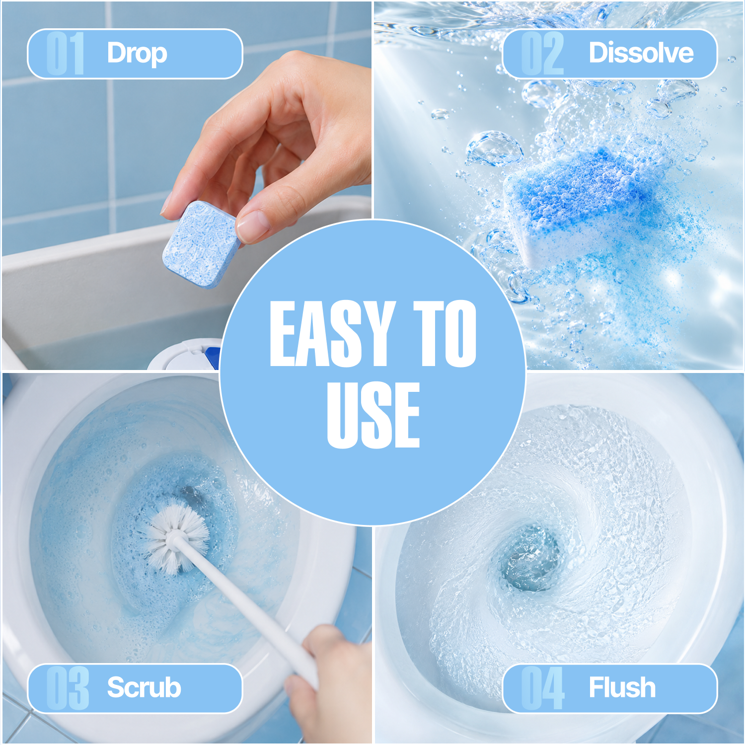 Toilet Bowl Cleaning Tablets